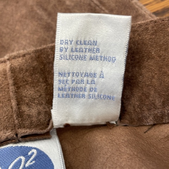 Dg2 Diane Gilman, Pig Suede Pants, Brown. SZ 18W - Picture 8 of 8